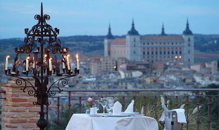 Hotel Cigarral Del Alba Toledo Restaurante foto